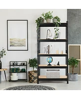 5-Tier Steel Shelving Unit Storage Shelves Heavy Duty Rack
