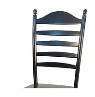 Wood Ladder Back Dining Chair for Kitchen or Dining Room Table