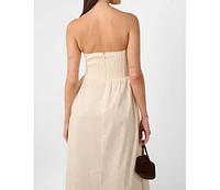 WeWoreWhat Women's Corset Maxi Dress