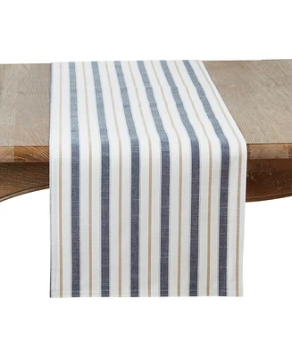 Saro Lifestyle Modern Striped Table Runner