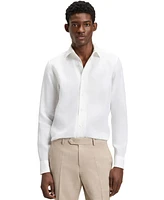 Hugo Boss Beckham x Boss Men's Regular-Fit Linen Shirt
