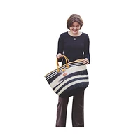 Balance Art Handmade Sisal Straw Basket Tote Bag