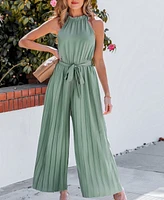 Cupshe Women's Wisteria Grove Green Jumpsuit