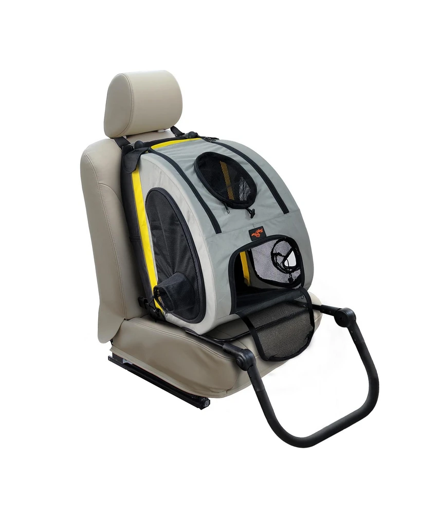 Bingopaw 2-in-1 Pet Travel Carrier Stroller & Car Seat