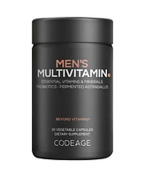 Codeage Men's Multivitamin - Daily Vitamins For Men with Vitamin A, C, D3, E, B12, Magnesium, Zinc, Iron, Chromium, Probiotics, Astragalus & More