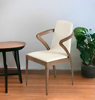 Upholstered Faux Leather Dining Side Chair