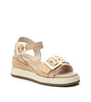 Carmela Leather Women's Wedge Sandals By Xti