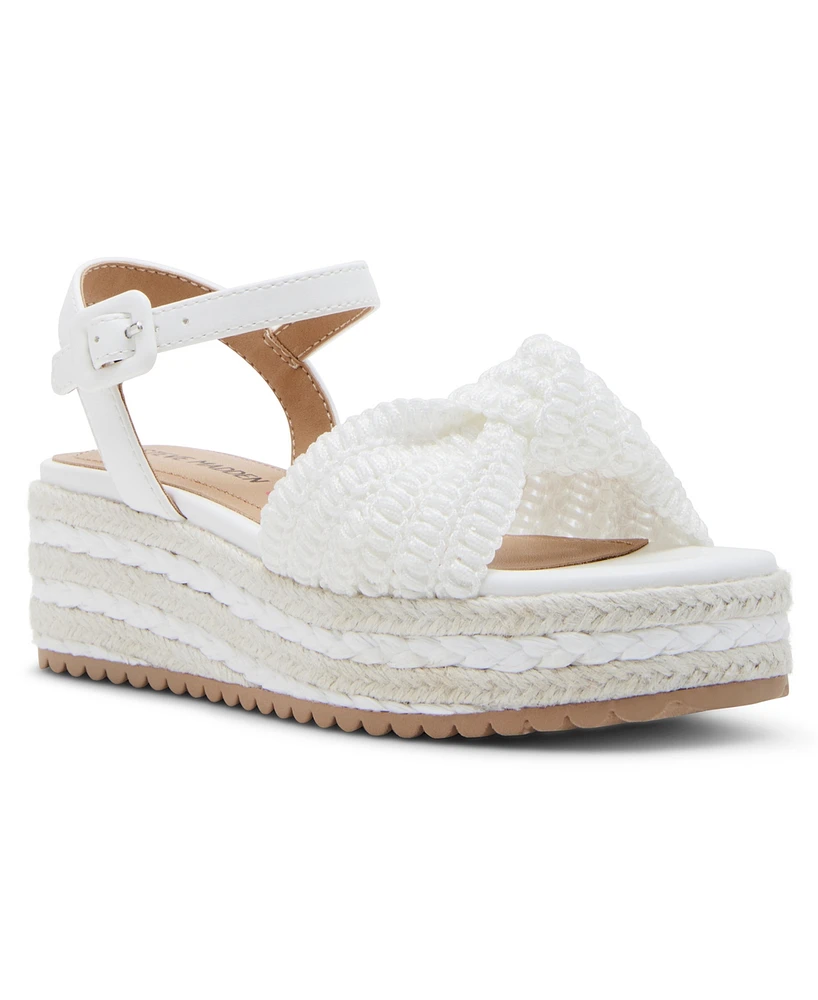 Steve Madden Big Girls Jcookie Wedge Sandals