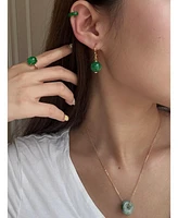 Nadene — Jade drop earrings