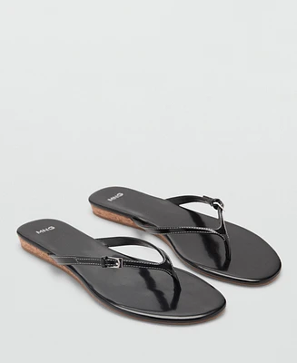 Mango Women's Buckle Strap Sandals