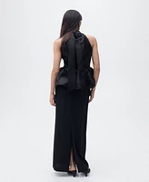 Mango Women's Draped-Waist Straight Skirts