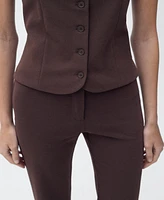 Mango Women's Slim-Fit Suit Vest
