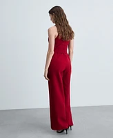 Mango Women's Belt Wrap Jumpsuit