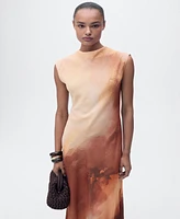 Mango Women's Long Gradient Dress