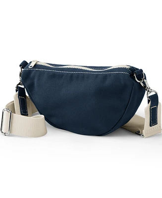 Lands' End Canvas Crescent Crossbody Bag