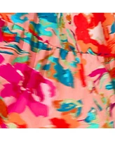 Cupshe Women's Juicy Blossom Floral Maxi Beach Dress