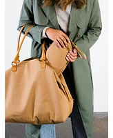 Able Daughter Dopp Kit Bag, Tan Canvas