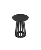 Manhattan Comfort 47.2" Wood Layla Modern End Table