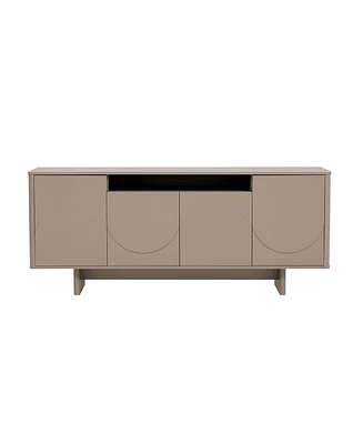 Manhattan Comfort 29.9" Wood Ella Modern 9-Shelf Sideboard
