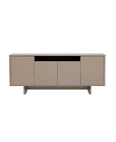 Manhattan Comfort 29.9" Wood Ella Modern 9-Shelf Sideboard