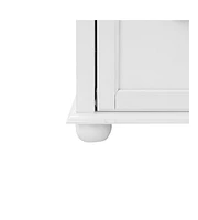 Modern Hall Tree with Shoe Rack, Coat Hooks, and Open Shelves - 40" W x 64" H