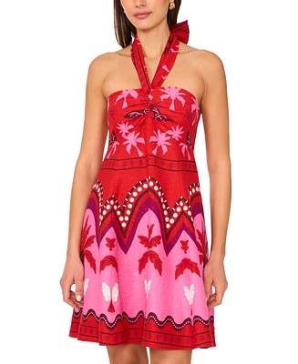 1.state Women's Center-Halter Mini Dress