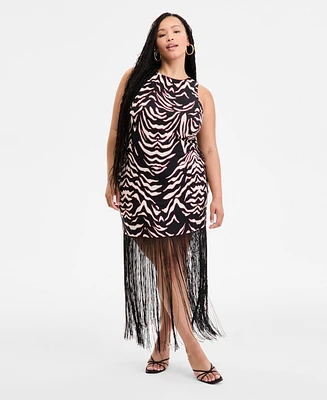 Bar Iii Printed Halter Dress, Exclusively at Macy's