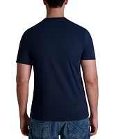 Karl Lagerfeld Paris Men's Core Short Sleeve Crewneck Logo T-Shirt