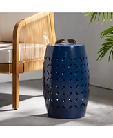 Delicate Lace-Cut Side Table: Durable, Stylish, and Multifunctional