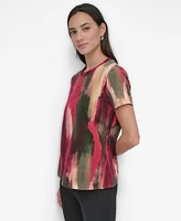 Dkny Women's Abstract-Print T-Shirt