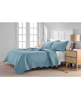 Charter Club Bailey Scallop 3-Pc. Quilt Set, King, Exclusively at Macy's