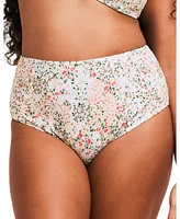 Adore Me Plus Valcea Swimwear High-Rise Bikini Bottom