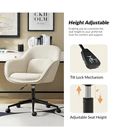 Jose Office Chair Durable Metal Base with Rolling Casters