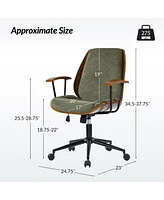 Luis Versatile Office Chair with Smooth Swivel Function and Adjustable Height