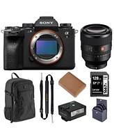 Sony Alpha 1 Mirrorless Camera, Bundle with Fe 50mm f/1.2 G Master Lens, Alpine 200 Backpack, 128GB Uhs-ii Sdxc Memory Card, Extra Battery, 72mm Filte