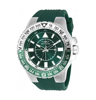 Invicta Men's 21622 Aviator Quartz 3 Hand Green Dial Watch