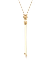 Ettika Metal Moderna Bolo Necklace
