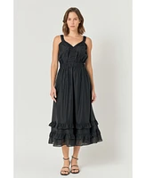 endless rose Women's Ruffled Maxi Dress