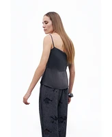 Nocturne Women's Slit Strap Blouse