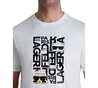 Karl Lagerfeld Paris Men's Choupette Logo Graphic T-Shirt