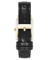 Anne Klein Women's Quartz Casual Polyurethane Leather and Gold-Tone Metal Alloy Watch