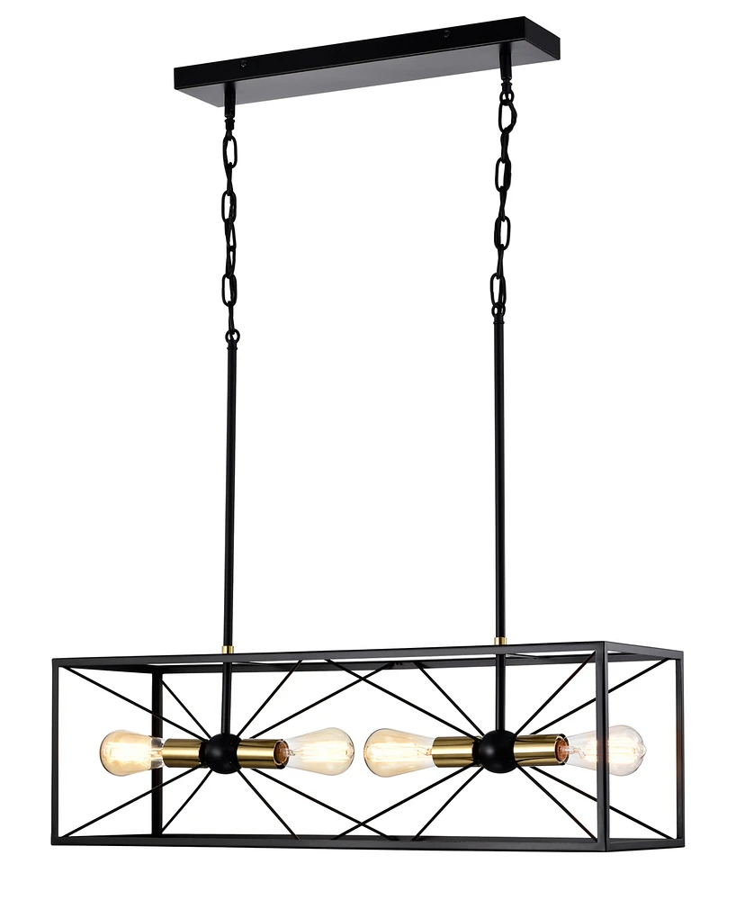 Home Accessories 32" Judith 4-Light Indoor Chandelier