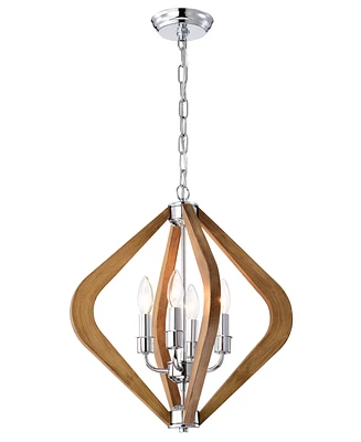 Home Accessories 18" Vissent 4-Light Indoor Chandelier