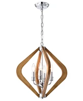 Home Accessories 18" Vissent 4-Light Indoor Chandelier
