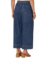 Democracy Women's Skyrise Cropped Wide-Leg Jeans