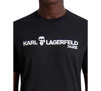 Karl Lagerfeld Paris Men's Core Graphic Logo T-Shirt