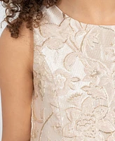 Rare Editions Toddler and Little Girls Brocade Party Dress