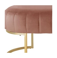 Tufted Velvet Upholstered Bench – Luxurious Accent Seat for Bedroom, Entryway, or Living Room Decor