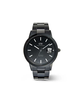 Daniel Wellington Men's Automatic Black Stainless-Steel Watch, 40mm