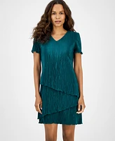 Connected Petite Jacquard Sheath Dress